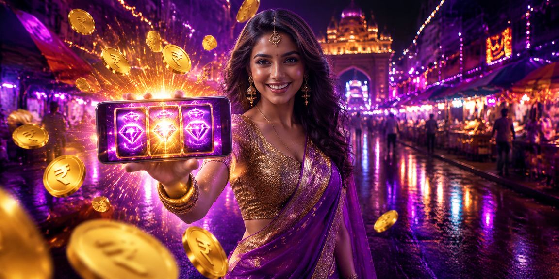 Mumbai player enjoying slot game with rupees